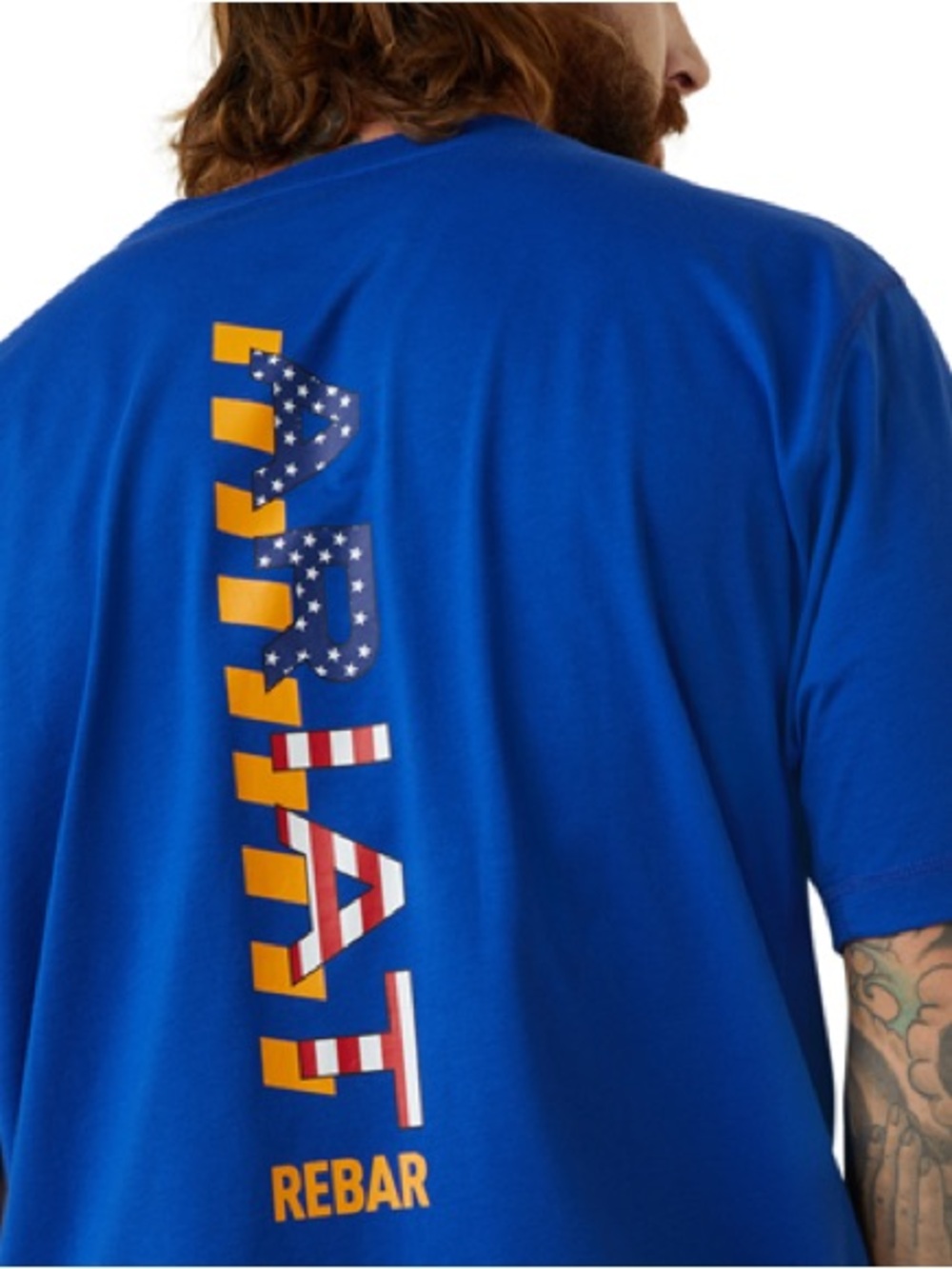Ariat Men's Vibrant Blue Short Sleeve Tee